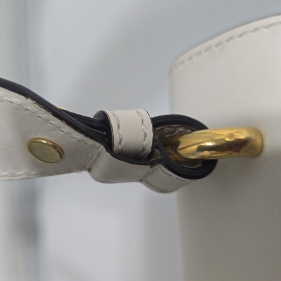 GUCCI SMALL SYLVIE WHITE CALFSKIN SHOULDER BAG - Picture 10 of 17